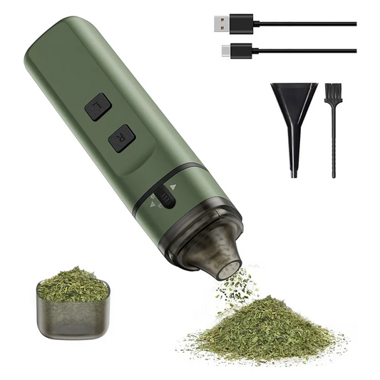 B15C Portable Auto Grind Electric Herb Grinder One-Touch Grinding Up To 1.5G Automatic Dry Spice Mill Machine