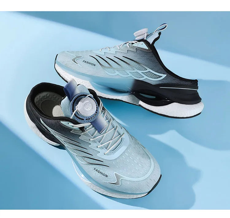 Mesh Half Shoes For Men Mules Closed-toe Casual Shoes Summer Backless Slippers Loafers Man Slides Mens Semi-Drag Sport Shoes