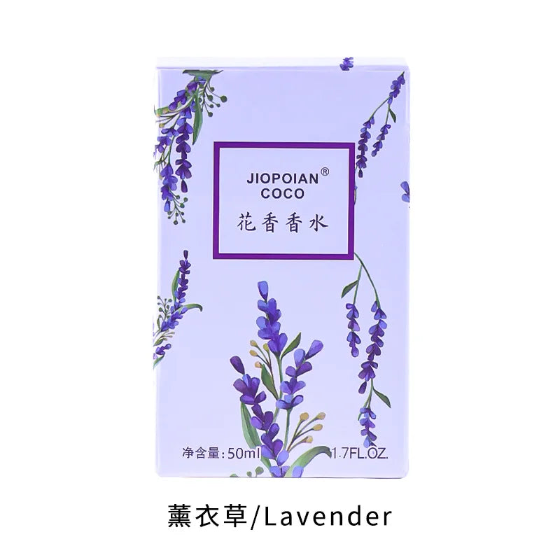 New 50ML Perfume Long-lasting floral fragrance Osmanthus Rose Lavender Gardenia Eau de Parfum For Unisex Original Perfume Brand