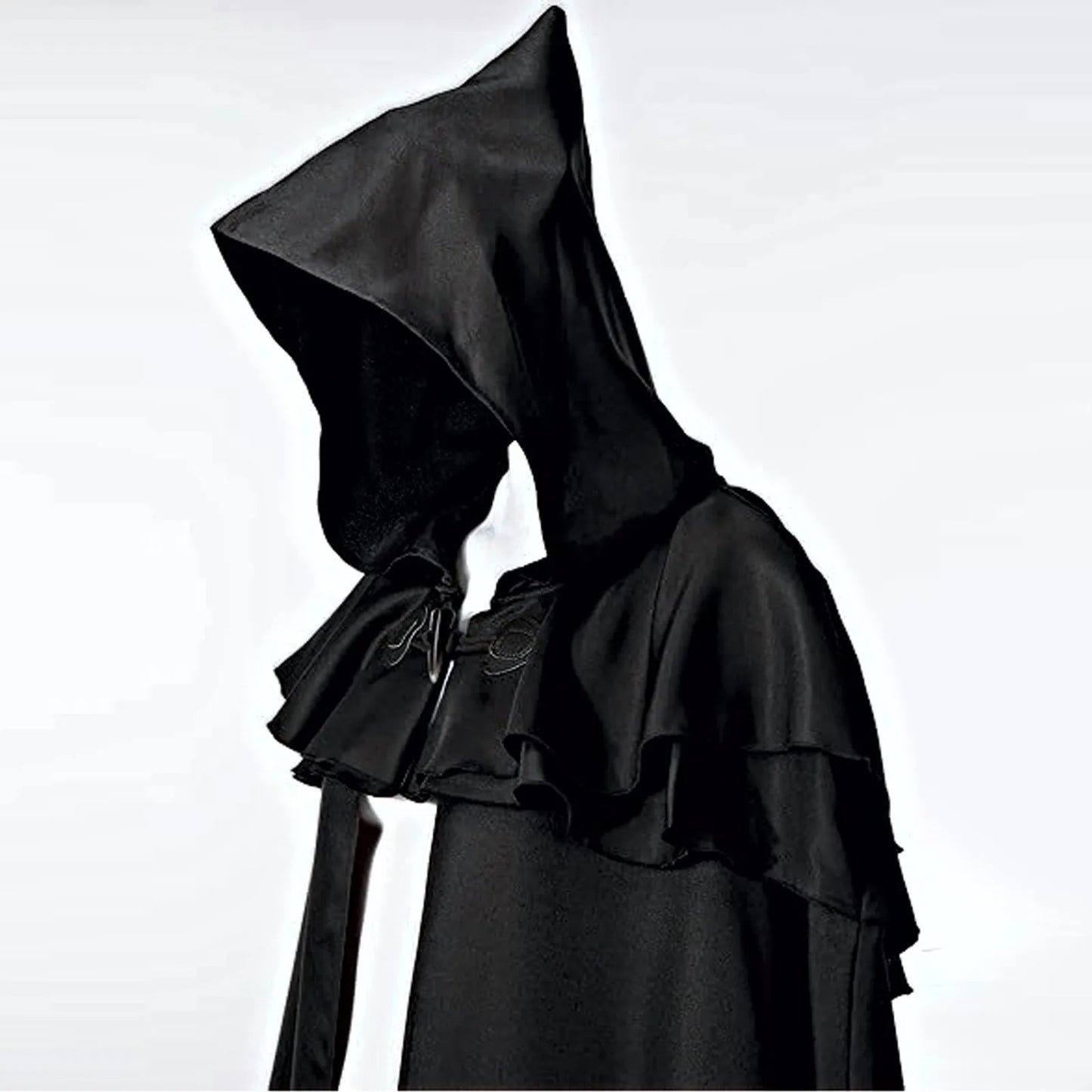 Halloween Hooded Capes For Adult Long Cloaks Cosplay Costumes Witch Red Black Purple Green Grim Reaper Cape For Women Men