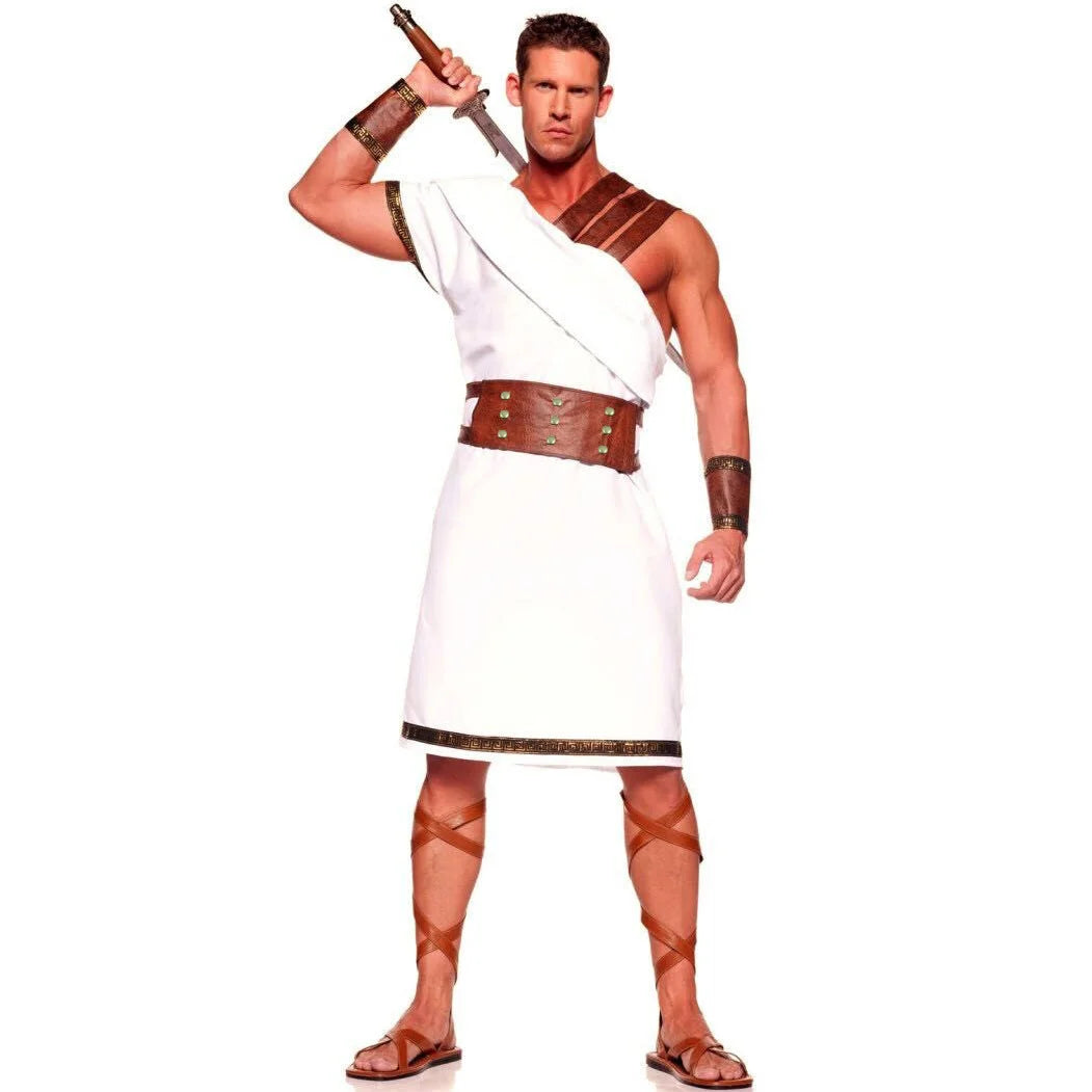 Halloween Man Women Ancient Greek Mythology Rome Toga Robe Greek Mythology God Goddess Costume Couples Fantasia Fancy Dress