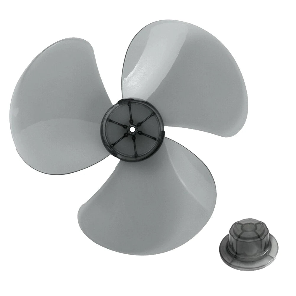High Quality Fan Blade 3 Leaves Radius 14cm Standing Pedestal Floor Wall Table Fanner Transparent Black Transparent White