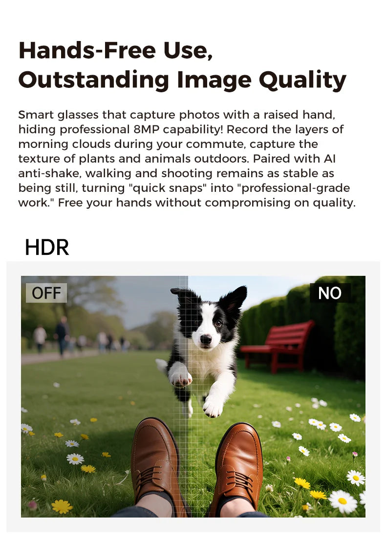2026New 8MP 4K HD Camera AI Glasses Men 3600mAh Power Bank 32G Memory 160+ Translation Glasses Waterproof Smart Sunglasses Women