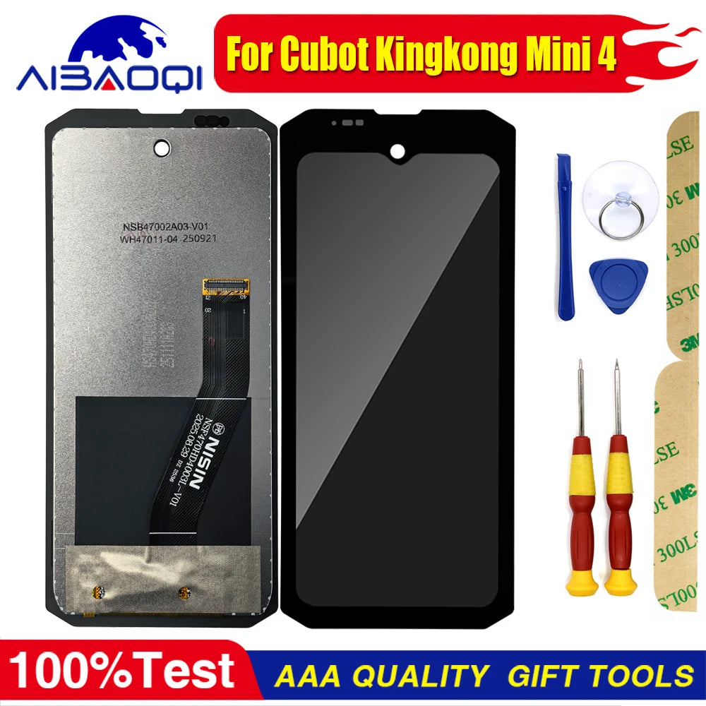 Touch Screen For CUBOT KingKong Star 2 KingKong X Pro KingKong Mini 3 KingKong Mini 4 Pocket 3 LCD Display Digitizer Free Tools