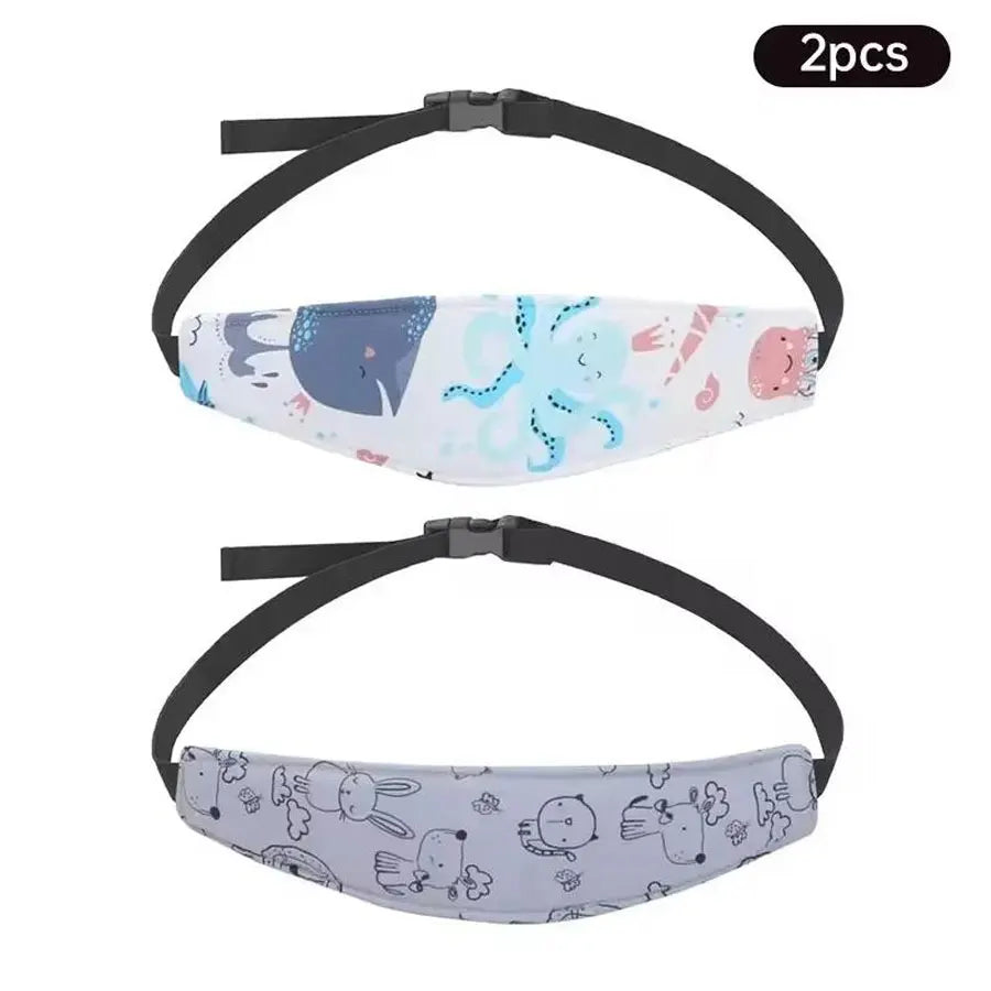 Infant Baby Car Seat Head Support Children Belt Fastening Belt Adjustable Boy Girl Sleep Positioner Baby Saftey Pillows