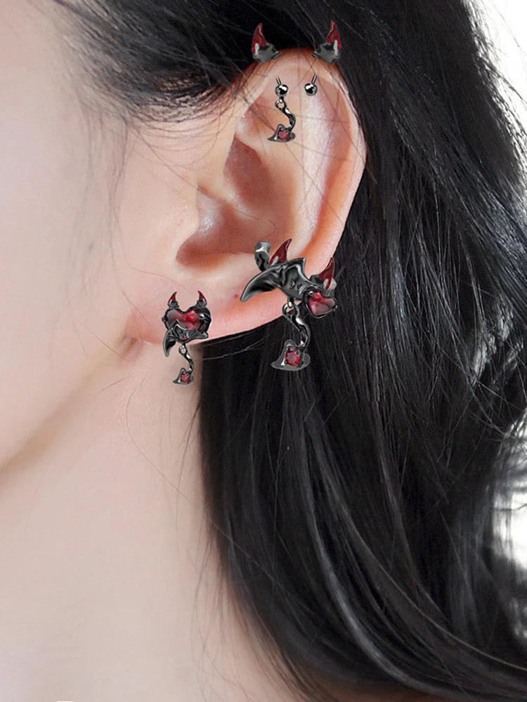 MASW Original Design Cool Trend Asymmetry Earrings For Women 2025 Trend New Fashion Jewelry Personality Hot Sale Accessories