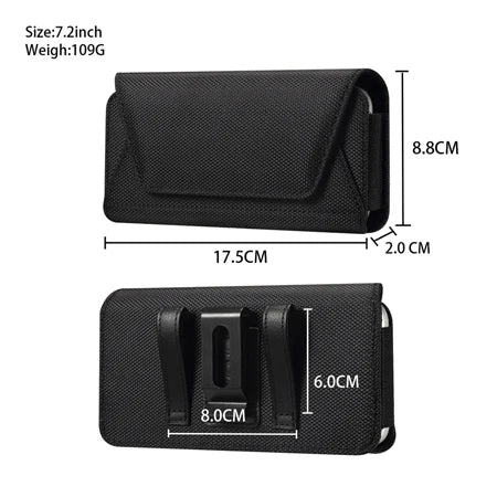 Phone Pouch Waist Case For iPhone 17 17Pro 17Pro Max 16 15 14 Galaxy S26Ultra S26 S25Ultra S25FE S25 S24 Cover Holster Belt Bag