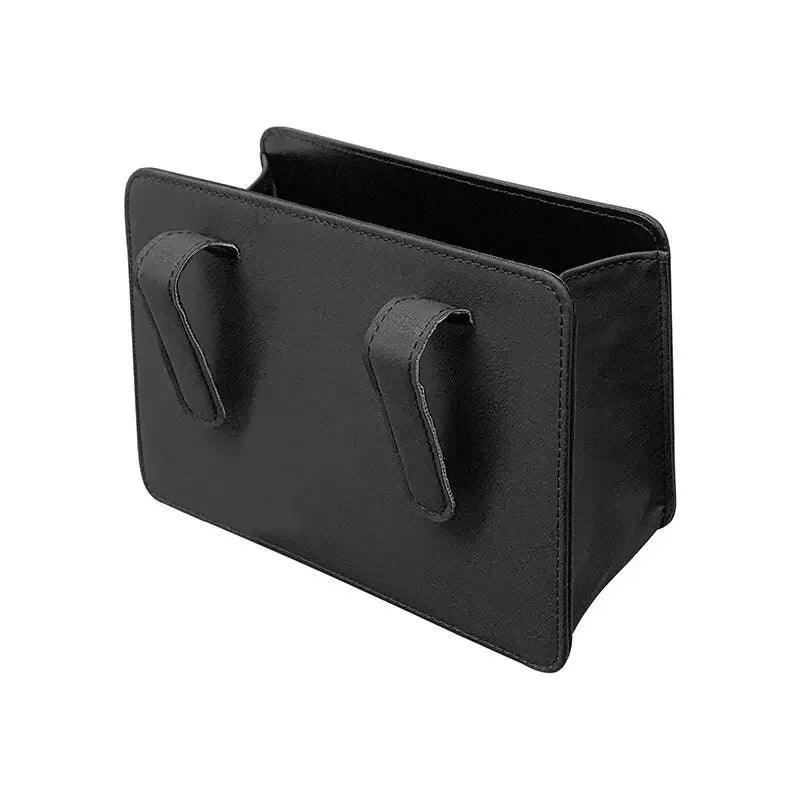 Car Trash Can Car Door Storage Box Foldable Seat Back Hanging Storage Bag Storage Box Car Interior Products