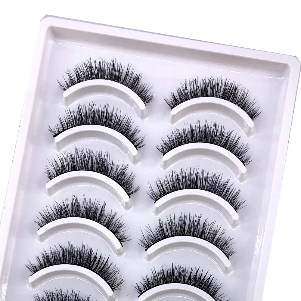 33 Style 10/50/100 Boxes 10Pairs Natural 3D Mink False Eyelashes Makeup Fake Eye Lashes Faux Cils Make Up Beauty Tools Wholesale