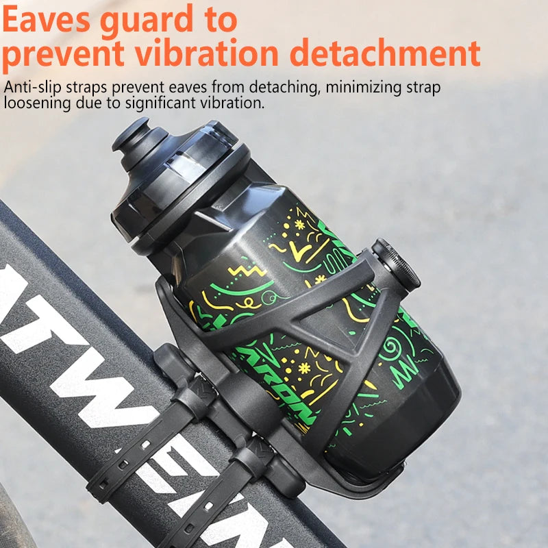 ATWEINA Silicone Water Bottle Adapter Frame Integrated Water Bottle Strap Anti-slip And Shockproof Water Bottle Adapter