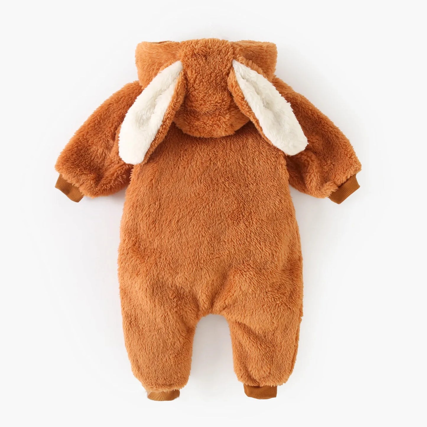 Sanlutoz Winter Fleece Thickened Zipper Toddler Long Sleeve Jumpsuits Clothing Warm Baby Rompers Cute Animal Hooded