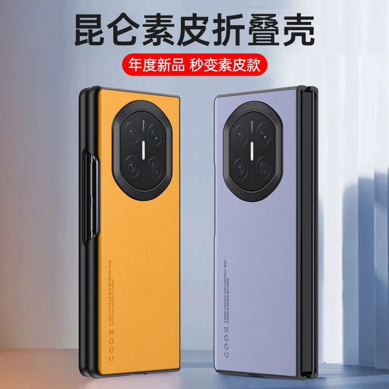 Case For Huawei Mate X7 Luxurious PU Leather Camera Protection Anti-fall Cover For Huawei Mate X7 Shockproof Bumper Funda