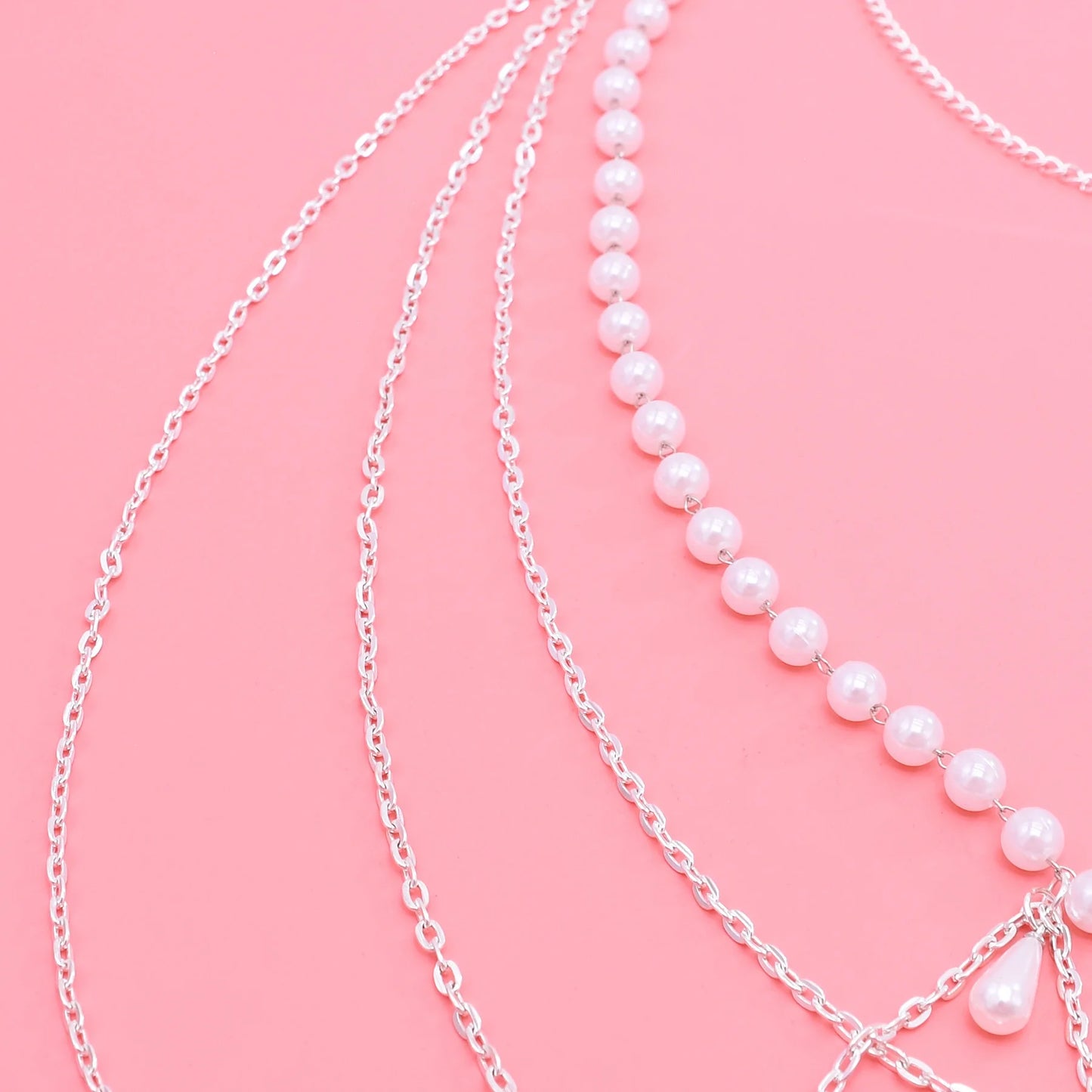Sexy Waist Chain Belt Multi Layered Imitation Pearl Belly Body Chain Fashion Trendy Jewelry For Women Festival Party Accessories