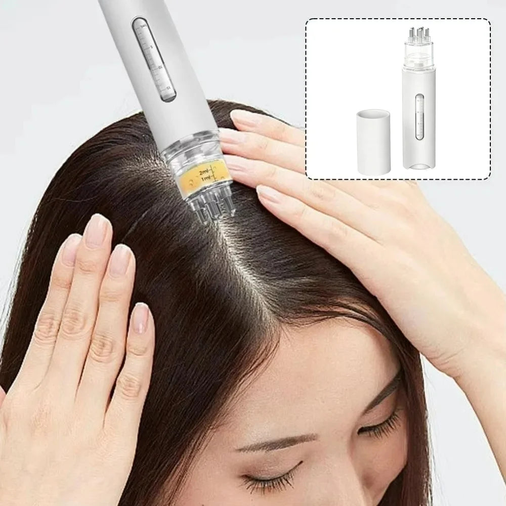 Portable Scalp Medicine Applicator Oil Liquid Guiding Massager Anti Hair Loss Scalp Scalp Applicator Liquid Comb Anti Hair Loss