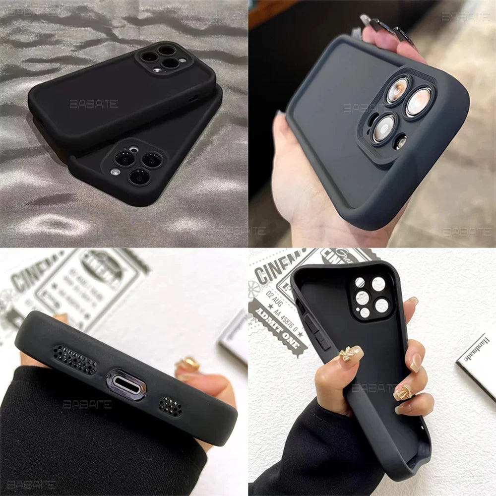 Anime Cartoon P-Pusheens cat Phone Case For iPhone 11 12 13 14 15 16 17 Pro Max Plus Shockproof Protecti Case
