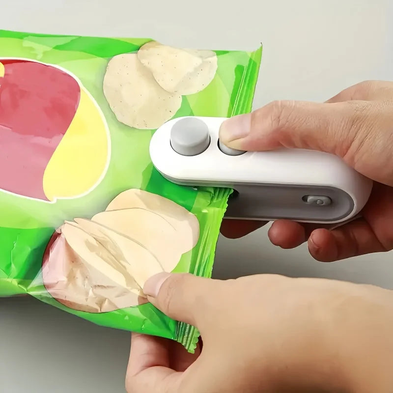 USB Mini Magnetic Bag Sealer Portable Handheld Snack Sealing Machine For Home Travel