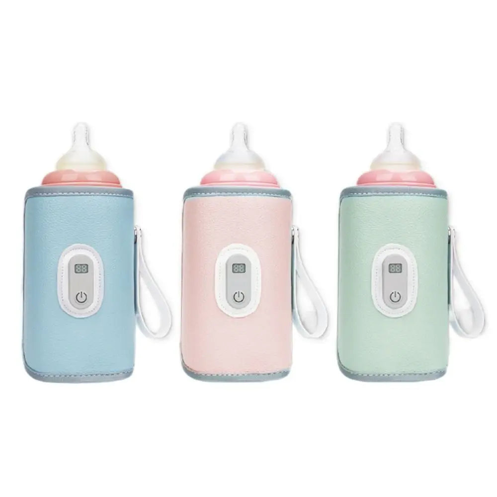 Digital Baby Bottle Warmer 5 Levels Type-C Milk Bottle Insulation Cover LED Display Heating Bottle Thermal Heater Infants