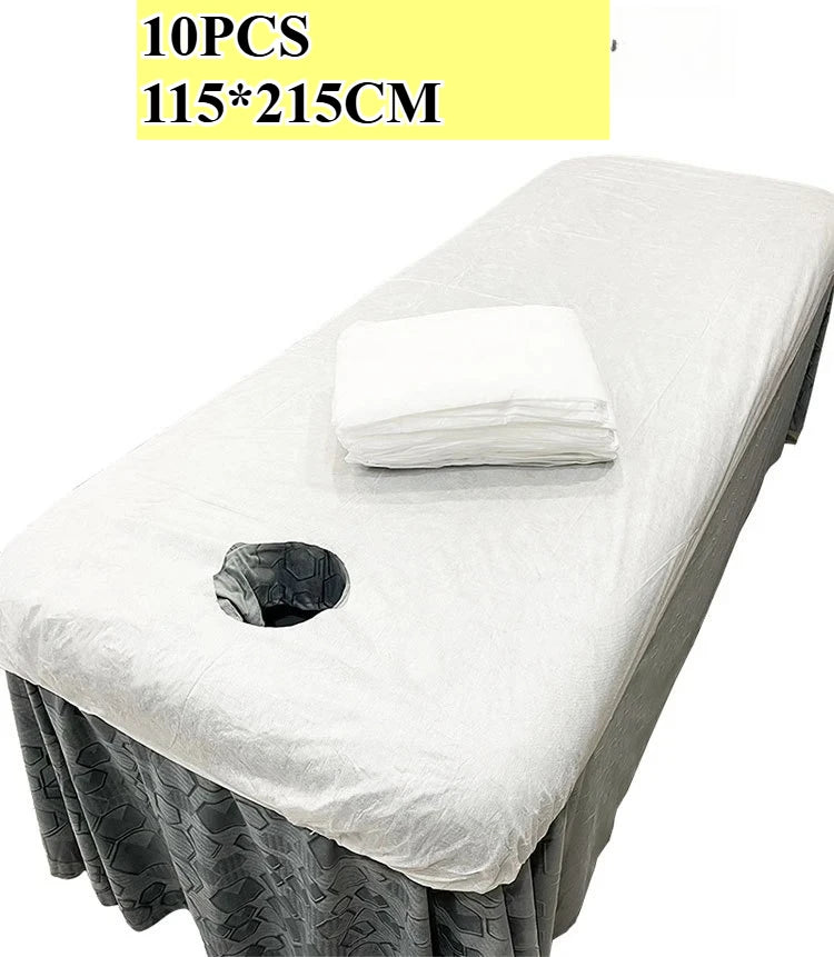 10/20/50 Pieces Disposable Elastic Breathable Non-woven Fabric Covers Thickened Spa Salon Beds Clinic Beds Massage Shop Beds