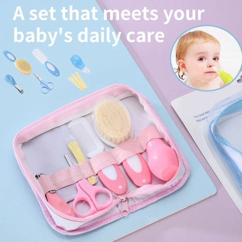 Multifunction Head Comb Baby Care Kit Nail Clipper Sharpener Nursery Care Set Tool Package Brush Newborn Cleaning Supplies Baby