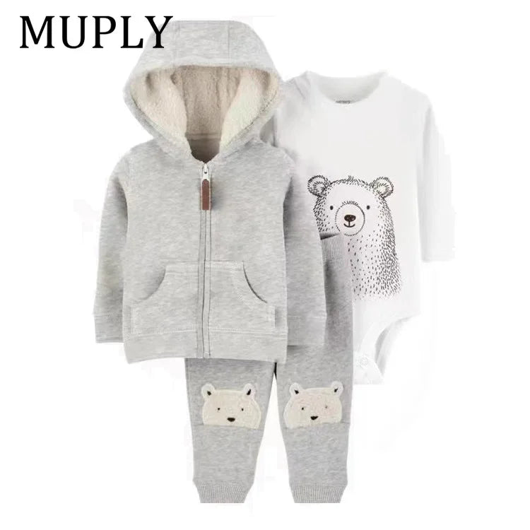 3-piece Suit Summer Baby Clothes Sets Baby Short Sleeve Shorts Cover Clothes Cute Girls Bebe Children Cotton 100% Clothing 6-24M