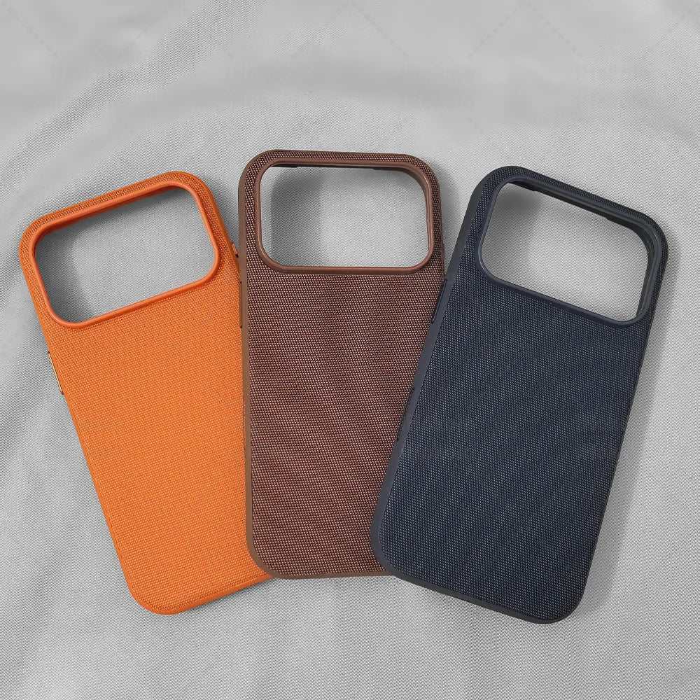 Original Tech Woven Case Magnetic Cover For IPhone 17 Air 16 15 14 13 Pro Max Camera Control Case For Magsafe Wireless Charging