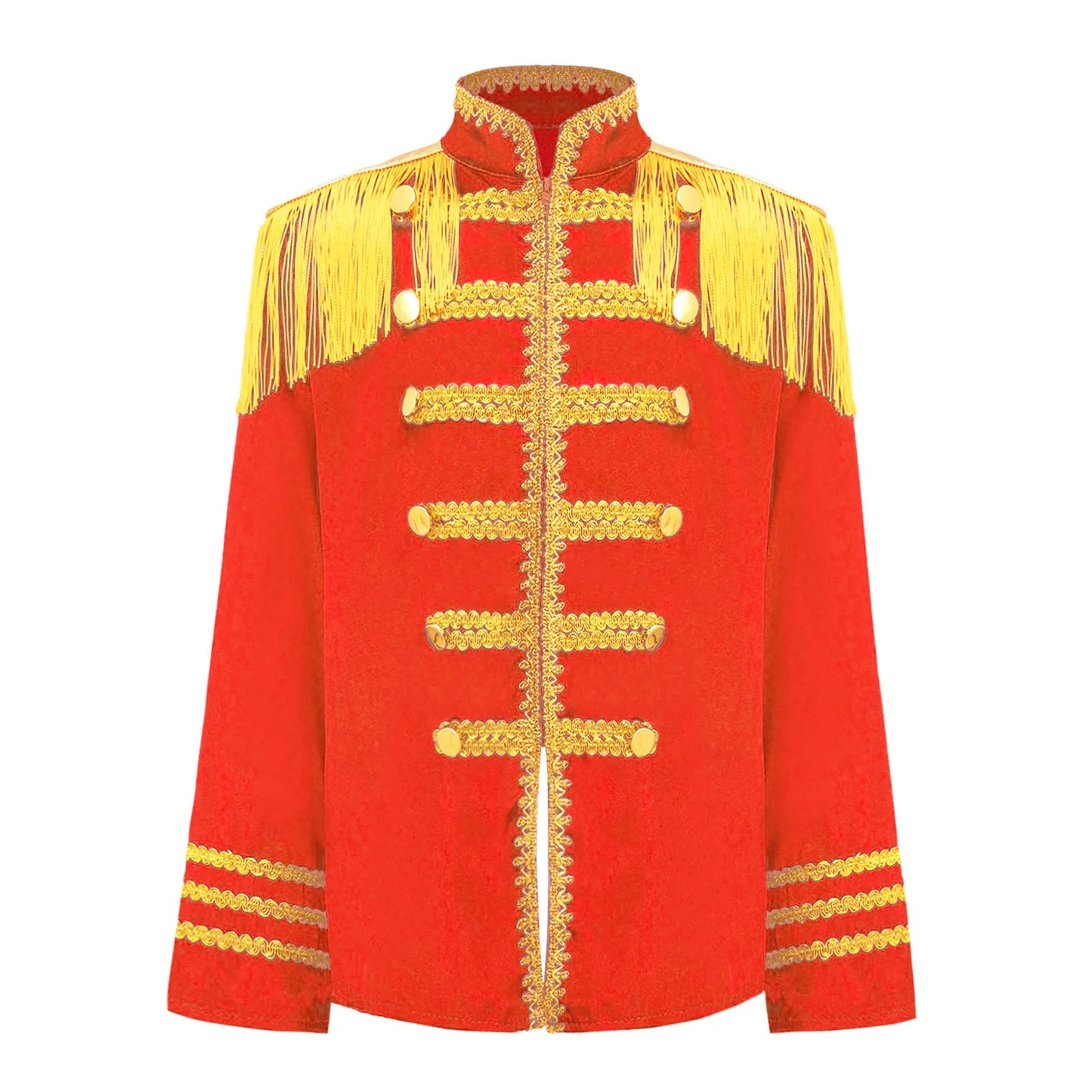 Kids Girls 60s Retro Hippie Rock Band Musician Costume Halloween Cosplay Carnival Party Circus Drummer Parade Tassel Jacket Coat