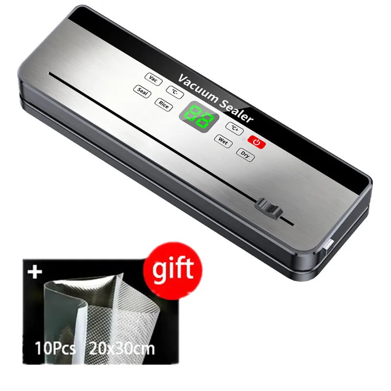 Wireless Portable Vacuum Sealing Machine for Food With Sealing Countdown Display Multi-Pack Vacuum Touch Waterproof Buttons 828