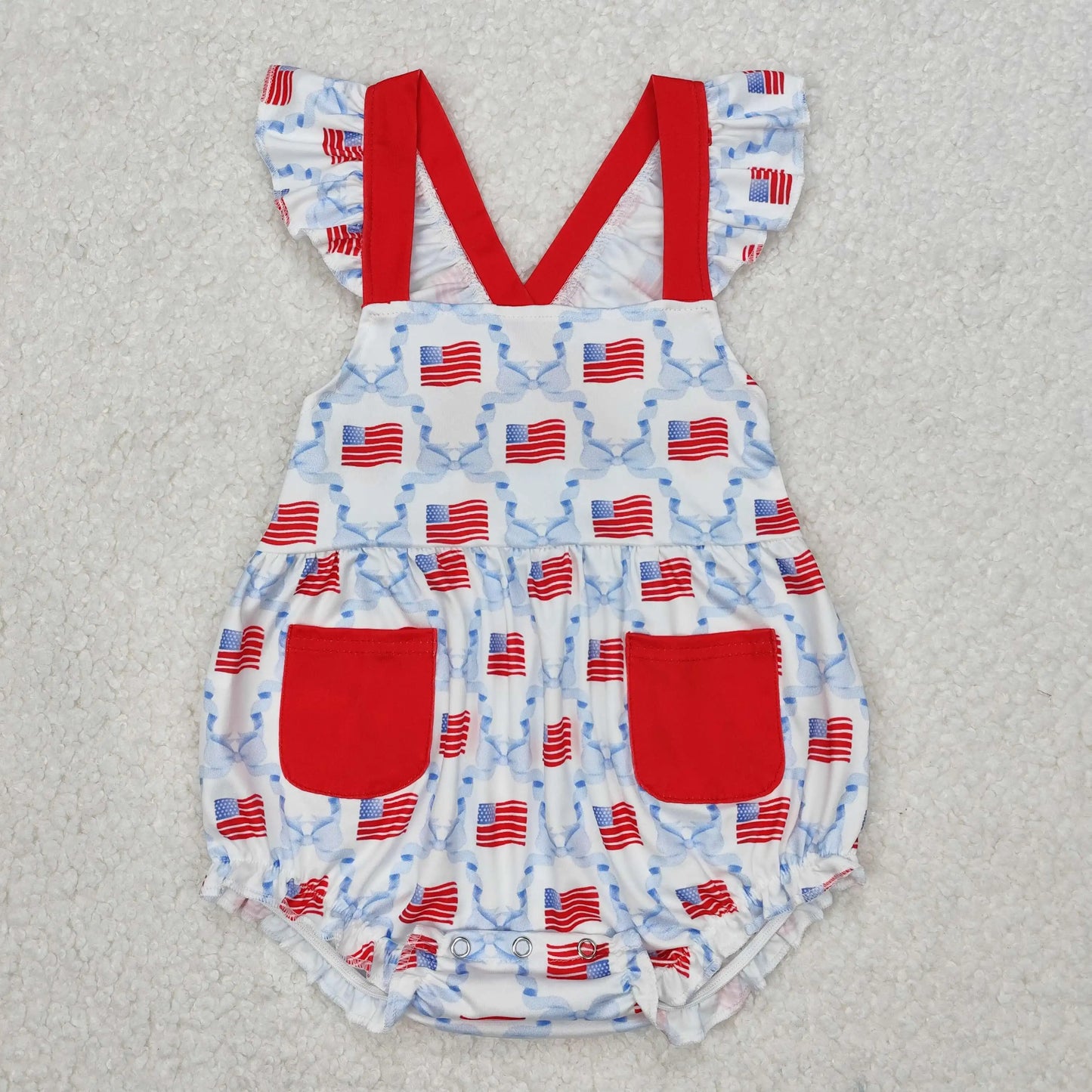 4.14y NEW stock baby girls summer romper wholesale boutique embroidery pattern floral flowers purple flying sleeves onesie