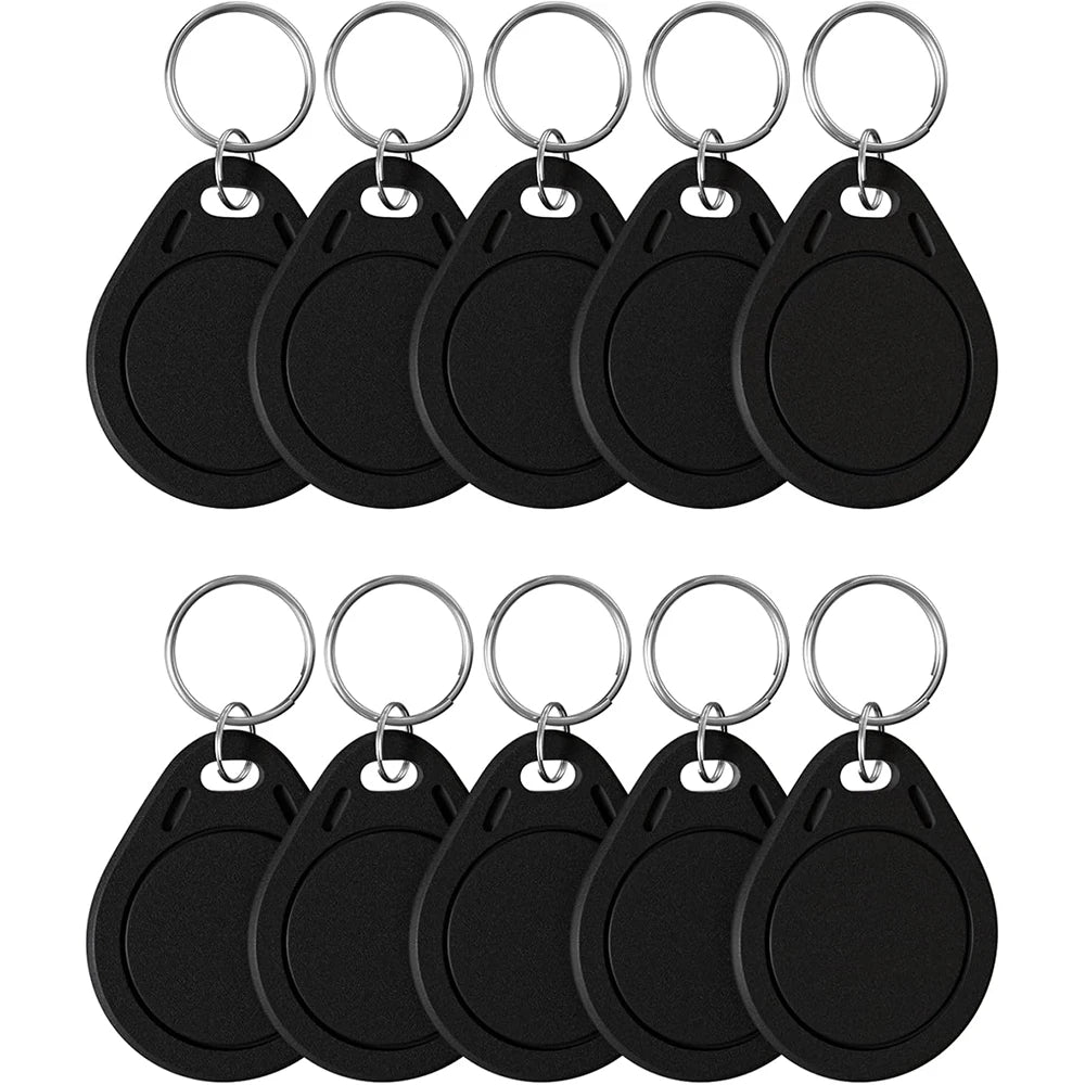 NFC tag Ntag215 black keychain rewritable NFC business card programmable 504 byte memory,compatible with Android and iPhone