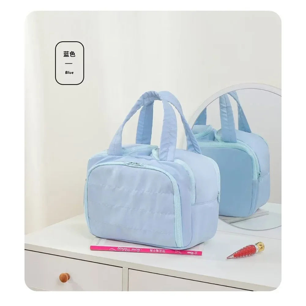 2026 femmes Y2K, sac à main en nylon écologique pliable, sac à bandoulière simple grande capacité Commuter bag