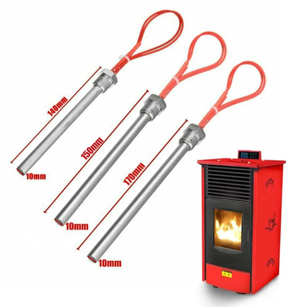 220V Igniter Hot Rod Lgniter Hot Rod Wood Pellet Heating Tube Fireplace Grill Stove Part 300W / 350W Fireplace Parts Replacement