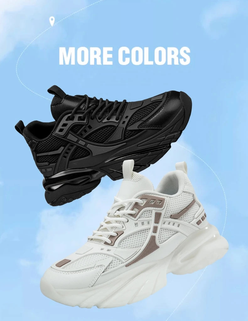 High Quality Casual Sports Elevator Shoes Height Boosting Dad Shoes for Men Hidden Heels Increase Insole 8CM Unisex Lift Sneaker