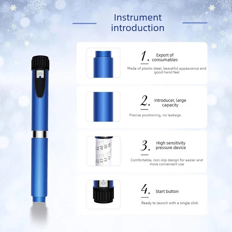 Reusable Magic Pen Peptide V1 V2 Injector Multicolor Beauty Dosing Pen Professional Wrinkle Removal Beauty Injection Tool
