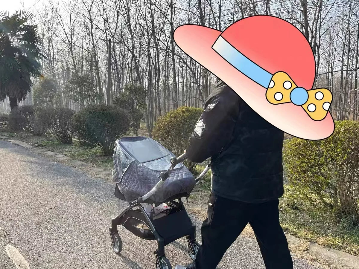 Baby Stroller Accessories Windproof  warm Rain Cover Waterproof EVA Cover Compatible with Bugaboo Bee+ 5 Bee 3 6 nest Stroller