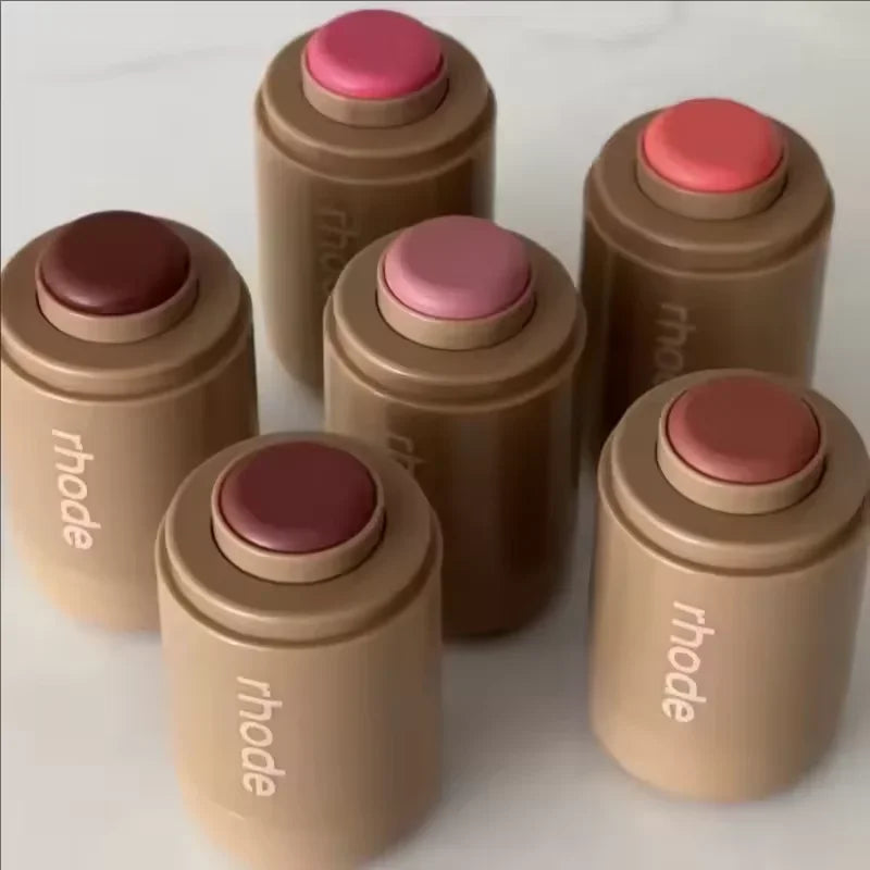 Rhode Skin Pocket Blush Stick Lip Cheek Hydrating Stick Natural Rouge Powder Blusher Cream Lipstick Cheek Teacup Candy Color