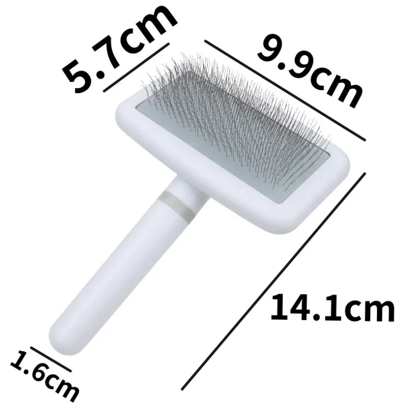 Dog Brush Pet Hair Remover Massage Dog Combs Pet Grooming Stainless Steel Brush for Dogs Knot Opening Cat Comb Dogs Accessories