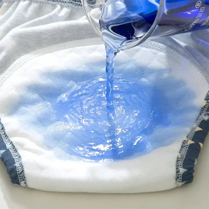 2/3/4/5/8Pc Baby Potty Toilet Training Pants Nappies Cartoon Boys Girls Underwear Cotton TPU WaterProof Panties Reusable Diapers