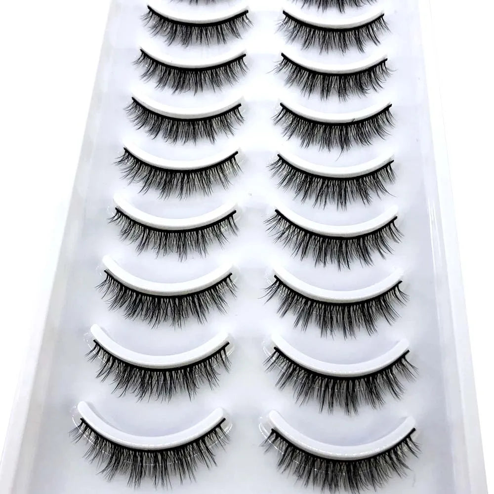 33 Style 10/50/100 Boxes 10Pairs Natural 3D Mink False Eyelashes Makeup Fake Eye Lashes Faux Cils Make Up Beauty Tools Wholesale