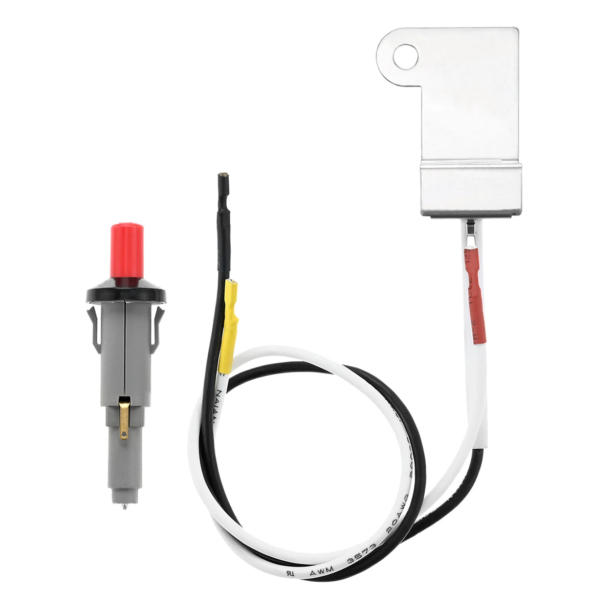 60092 Grill Push Button Igniter Kit Fit for Weber Q300 Q3000 Gas Grills Igniter Kit Ignition Gas Grill Parts Fire Starter 404341