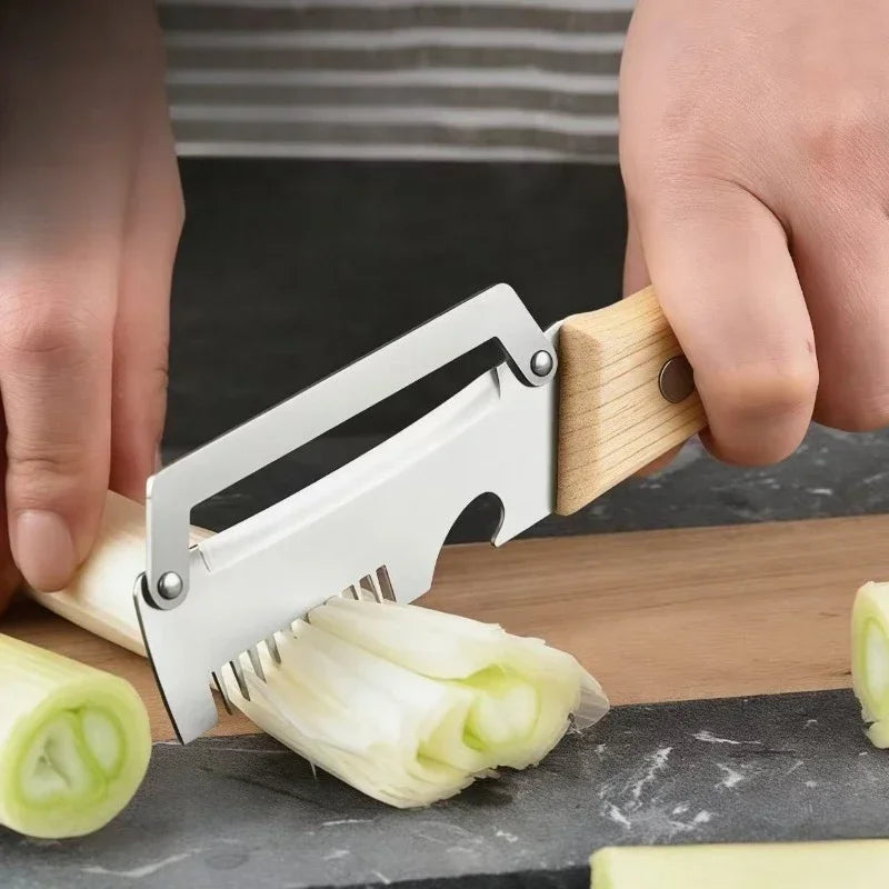 Stainless Steel Vegetable Peeler Multifunction Fruit Slicer Shredder Kitchen Cutter Tool for Potato Carrot Cucumber Use