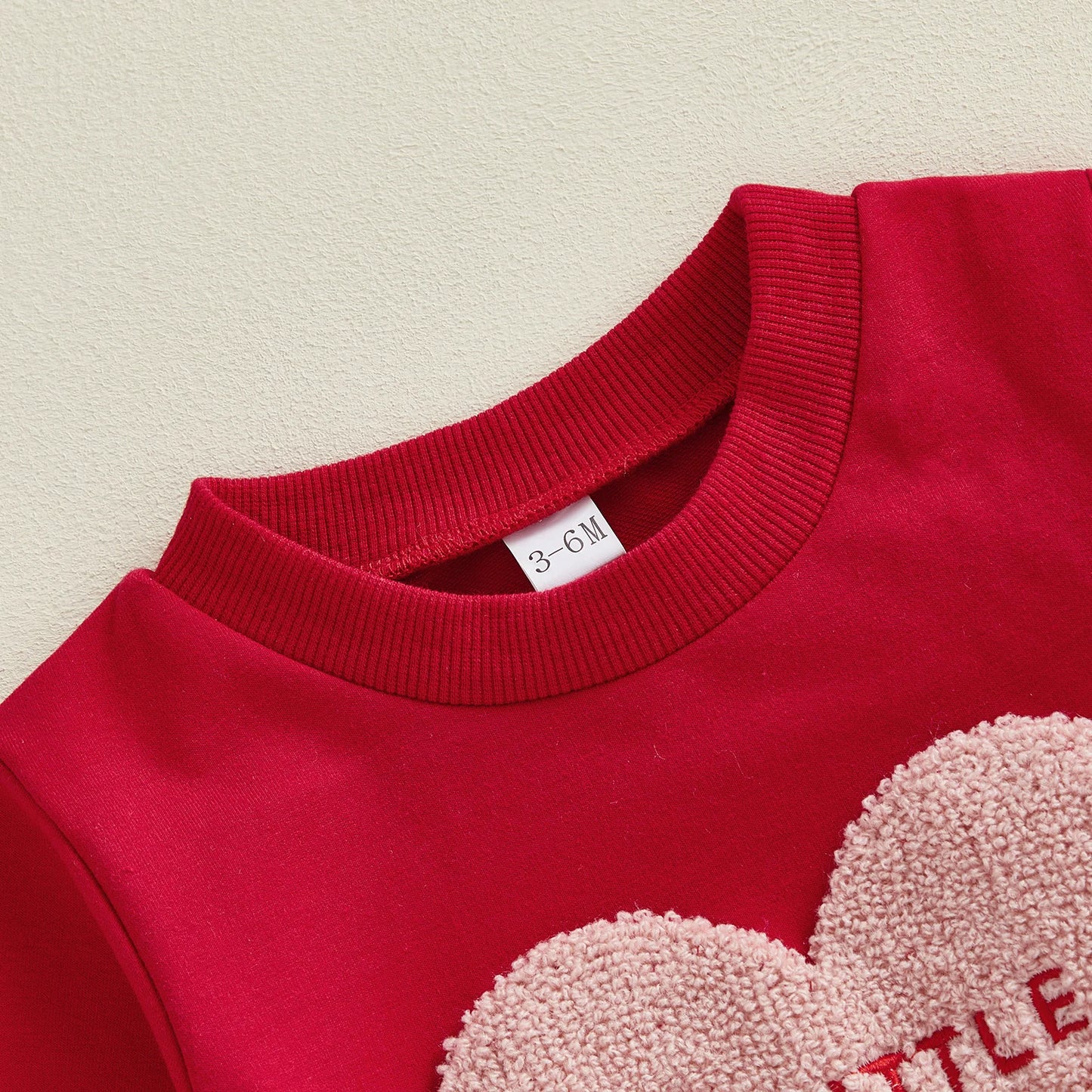 Spring Valentine's Day Infant Baby Boys Jumpsuit Casual Long Sleeve Heart Embroidery Romper Outfit Clothes