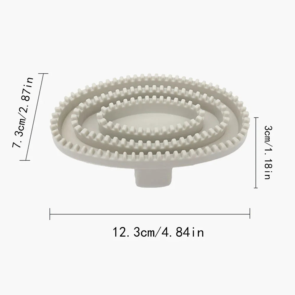 Pet Hair Brush for Cats and Dogs, Grooming Tool for Hair Combing, Deep-Clean Stains in Fur, Essential Pet Supplies