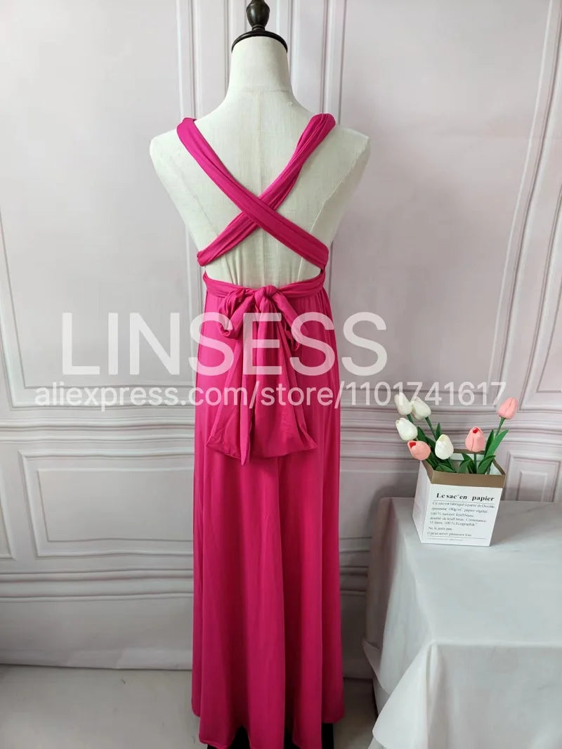 Multiway Maxi Dress Bridesmaid Dress Infinity Cocktail Dress Floor Length Bridesmaid Dress Maxi Dress for Bridesmaid Gifts
