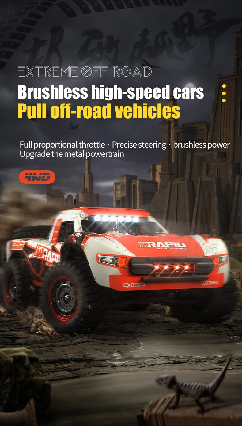 1/14 Q130 RC Car Desert  4WD Off-road Truck 2.4G High Speed Car Racing Drift Remote ControlVehicle Toys For Boys Children