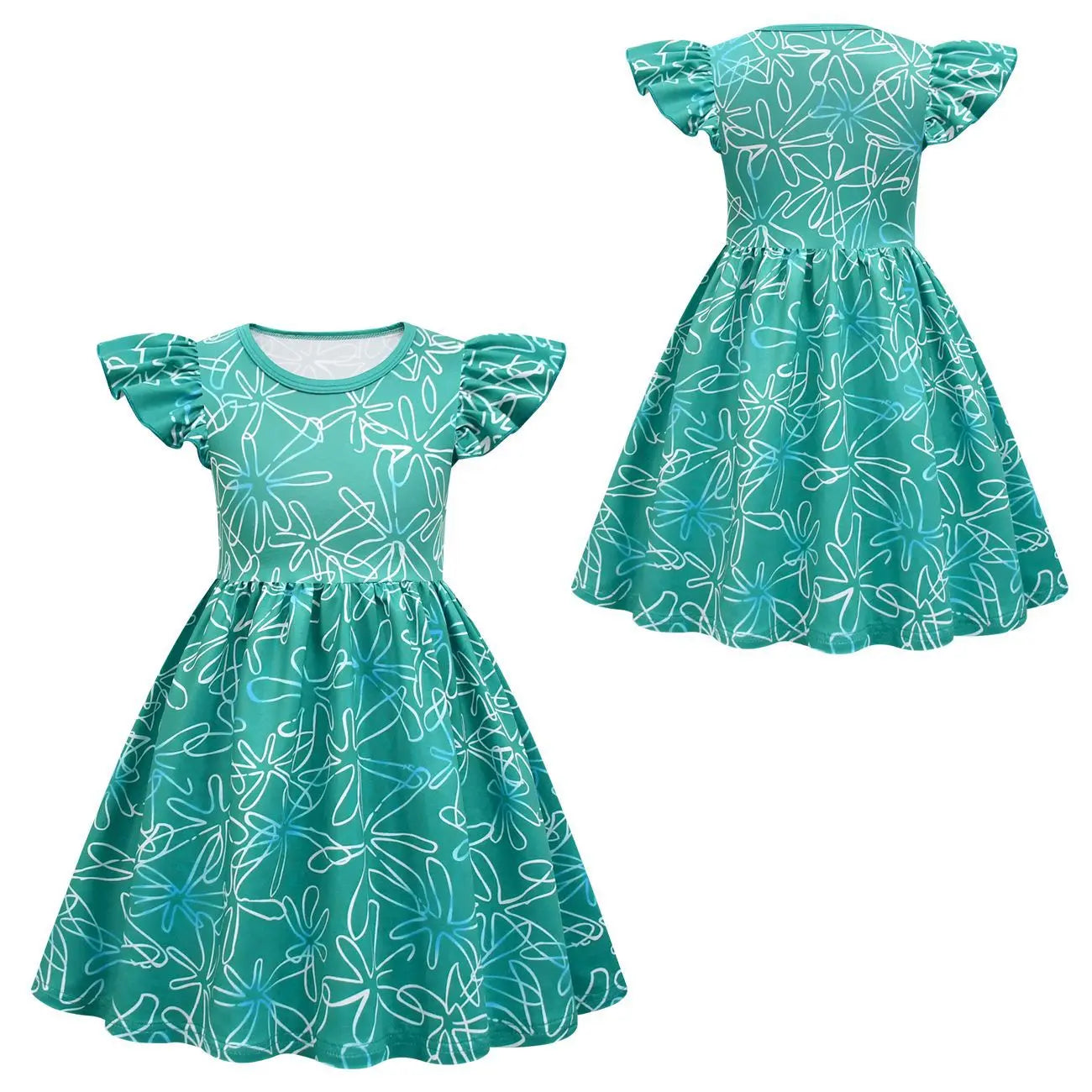 Inside O-Out Envy Cosplay Costumes Girls Dress Envy Inspired Dress Bag Wig Suits Kids Halloween Roleplay Clothes Party Vestido