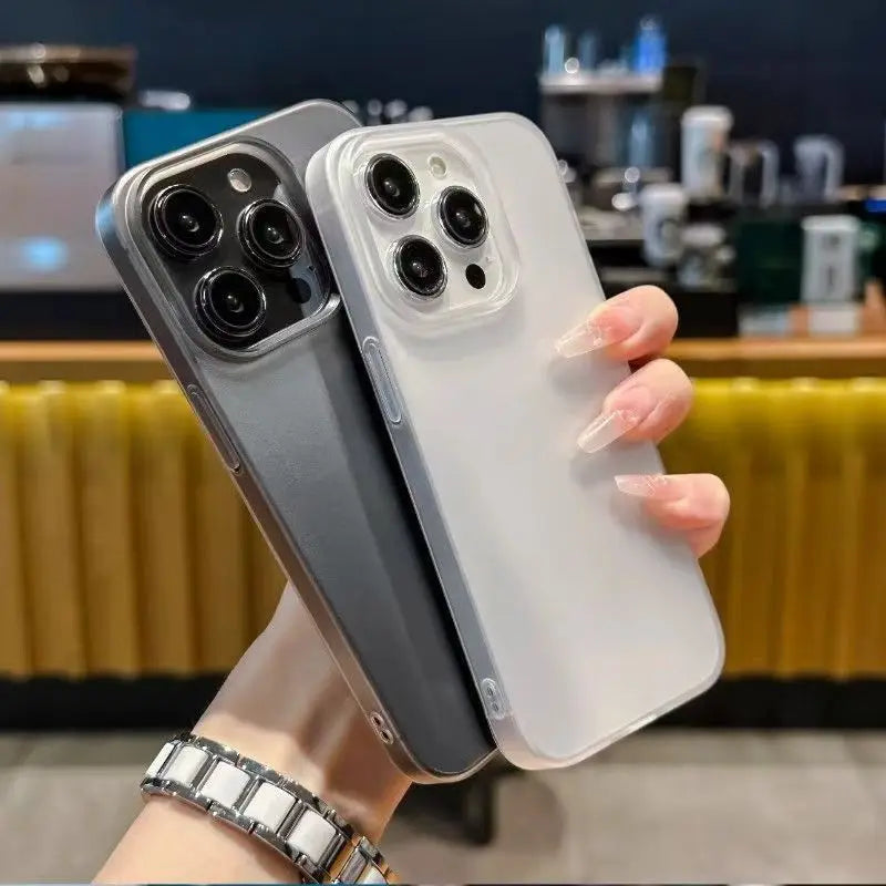 Ultra Thin Matte Hard Translucent Clear Phone Case for iPhone 17 16 15 14 13 12 11 Pro Max XS X 7 8 Plus Shockproof Bumper Cover