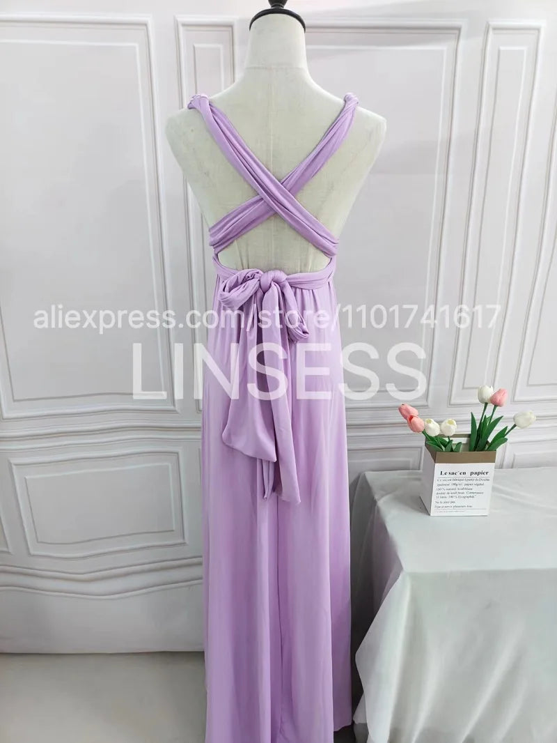 Multiway Maxi Dress Bridesmaid Dress Infinity Cocktail Dress Floor Length Bridesmaid Dress Maxi Dress for Bridesmaid Gifts