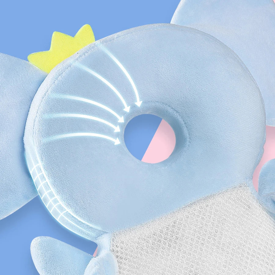 Baby Anti Fall Head Protector Pillow Summer Breathable Infant Learning Walking Head Protection Cushion Toddler Safety Anti Colli