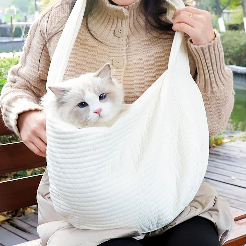 Outdoor Puppy Carrier Bag Carrier Bag Cat Carrier Bags Out Crossbody Shoulder Bag Portable Cat Dog Sling Bag Pet Carrying Suppli