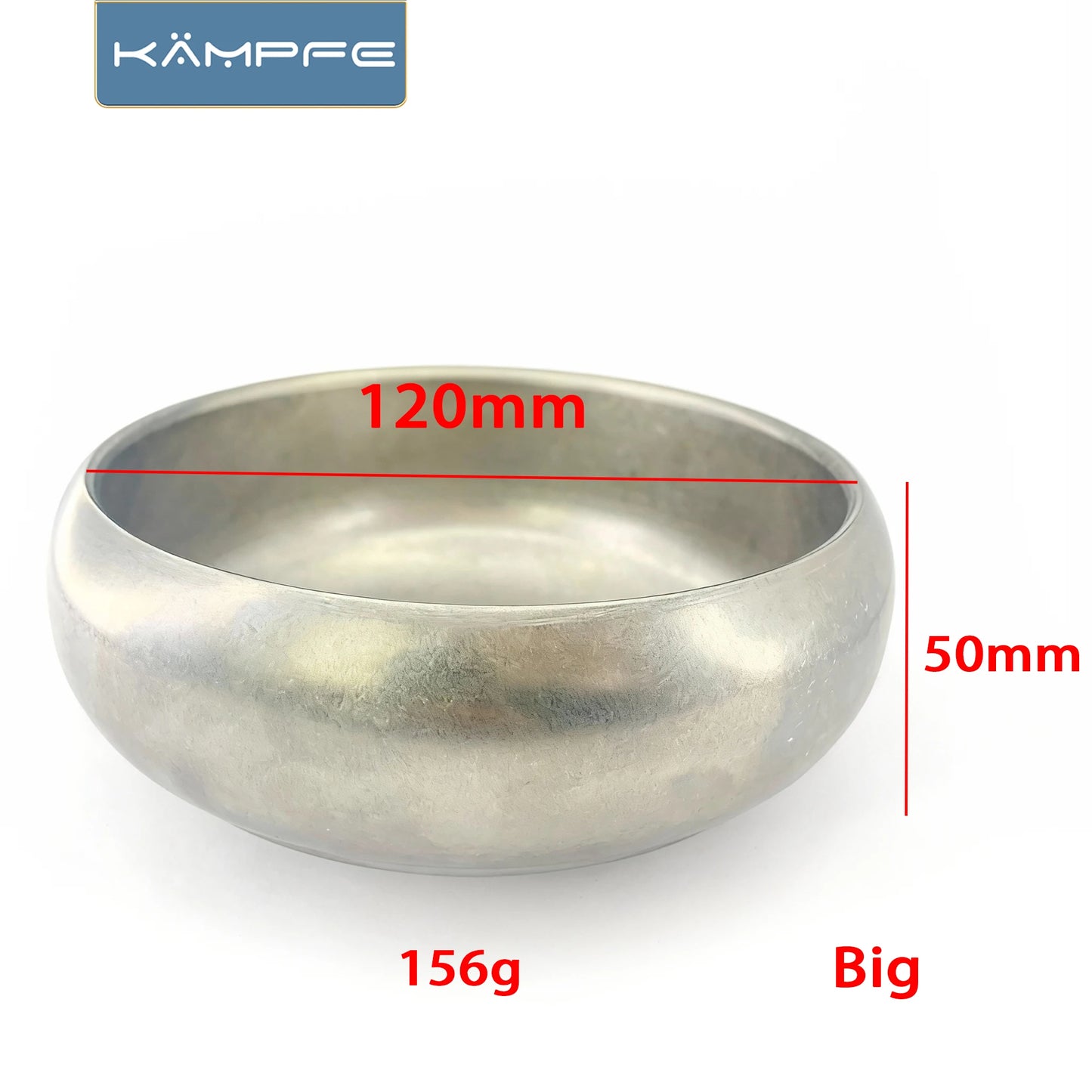 Kampfe  Stainless Steel  Shaving Bowl, Essential Grooming Tools for Barbershop & Home Use  Compact and easy to carry